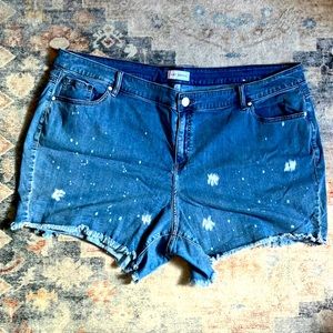 Lane Bryant Distressed Cut-off Shorts Size 22